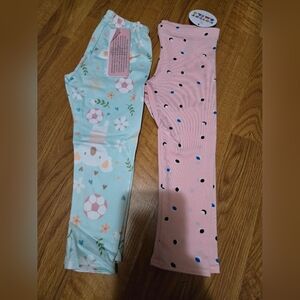 Dot dot smile 2t leggings (2 pairs)
